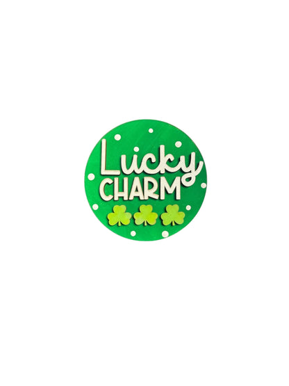 Bundle 4 of 3" or 6" Seasonal Interchangeable Sign Rounds, Hand-Painted MDF Decor, Hand Painted Seasonal Inserts, Interchange Seasons