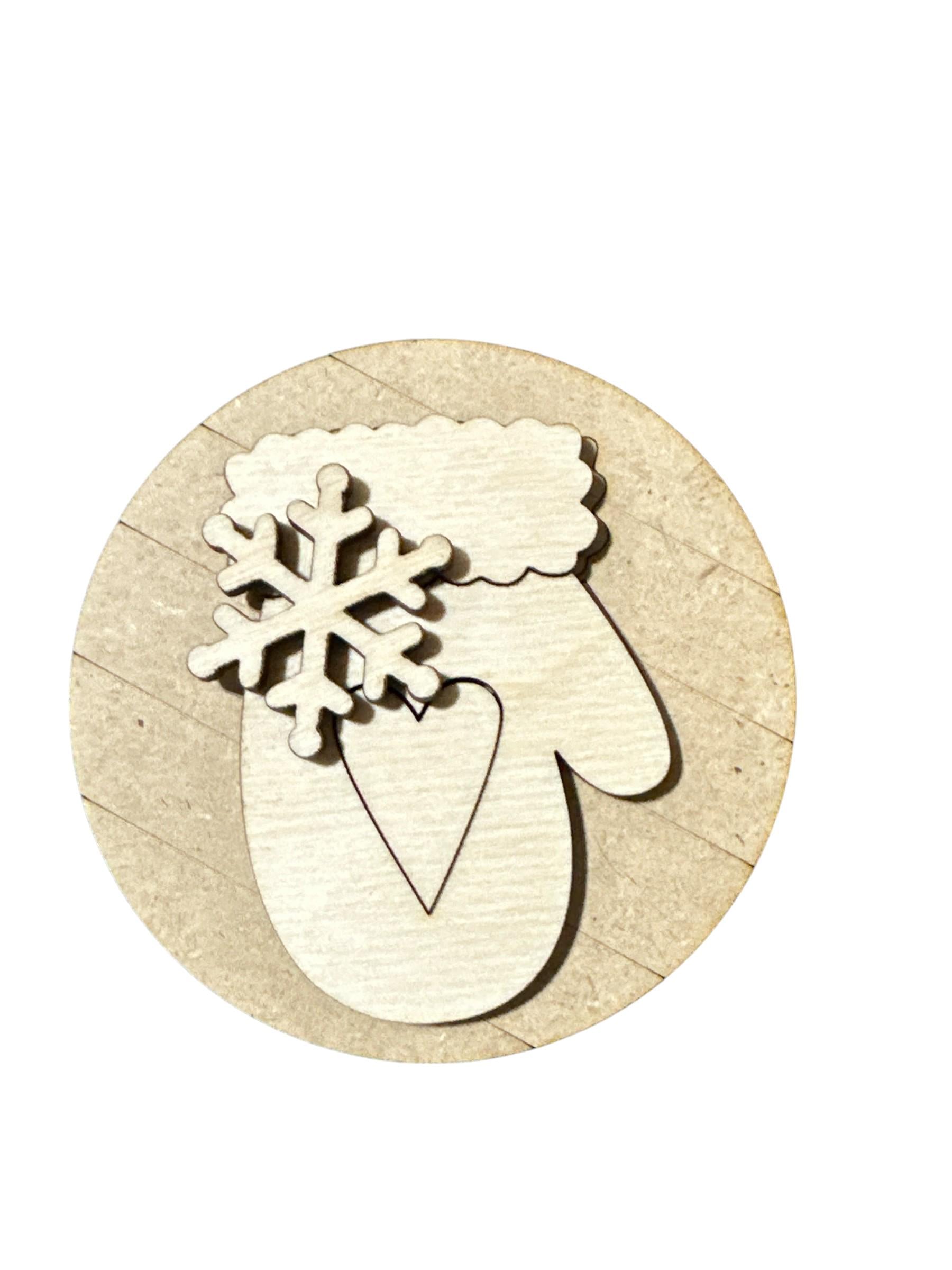 DIY Bundle 3 Seasonals, 3" or 6" rounds, DIY Seasonal Interchangeable Sign Rounds: DIY Craft Bundle, Craft Seasonal Inserts