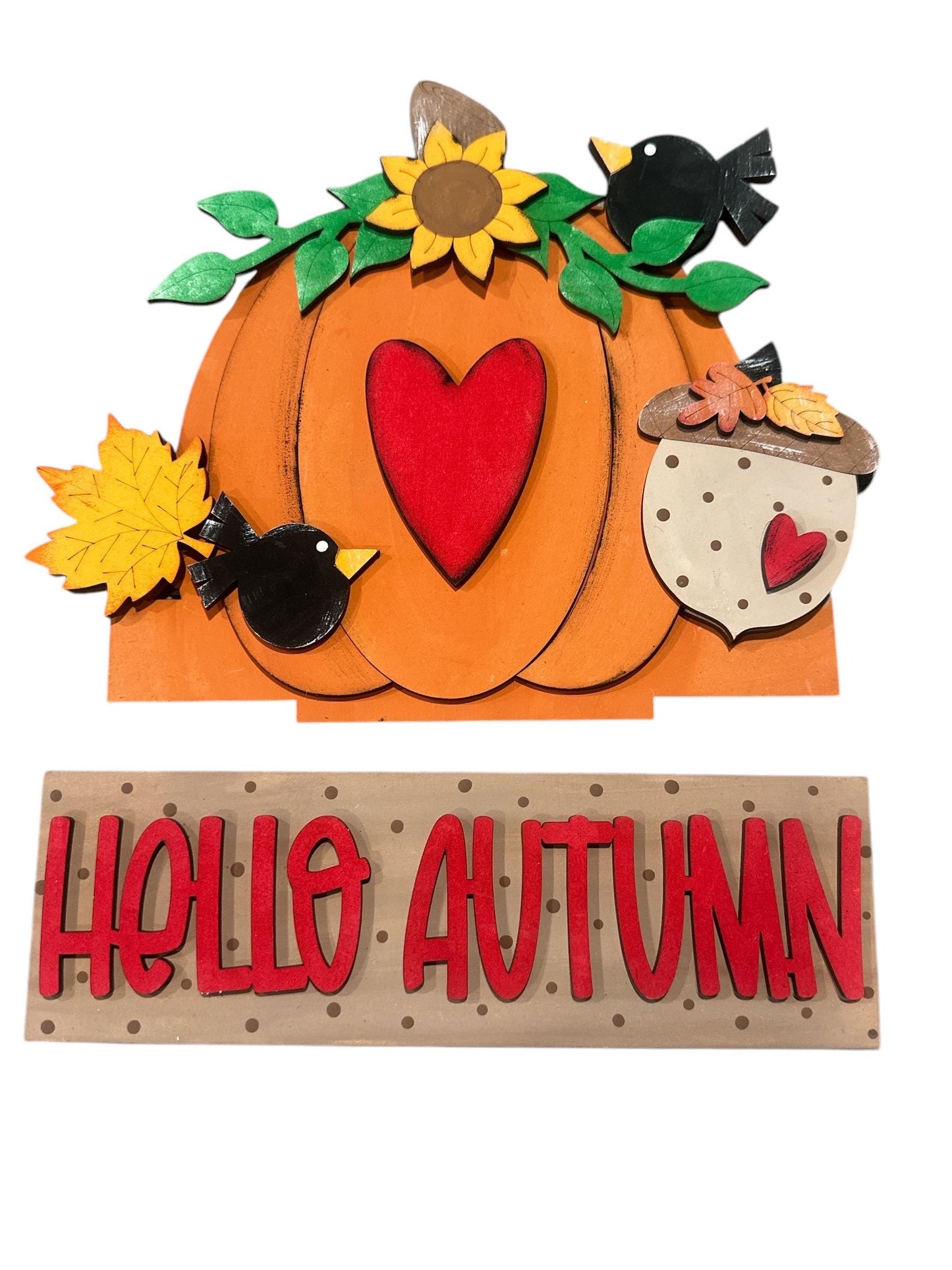 Hello Autumn Window Insert: Interchangeable Fall Decor