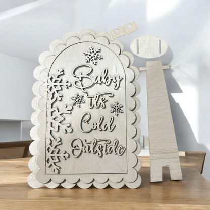 DIY Scalloped Arch Sign Frame: Interchangeable Home Decor