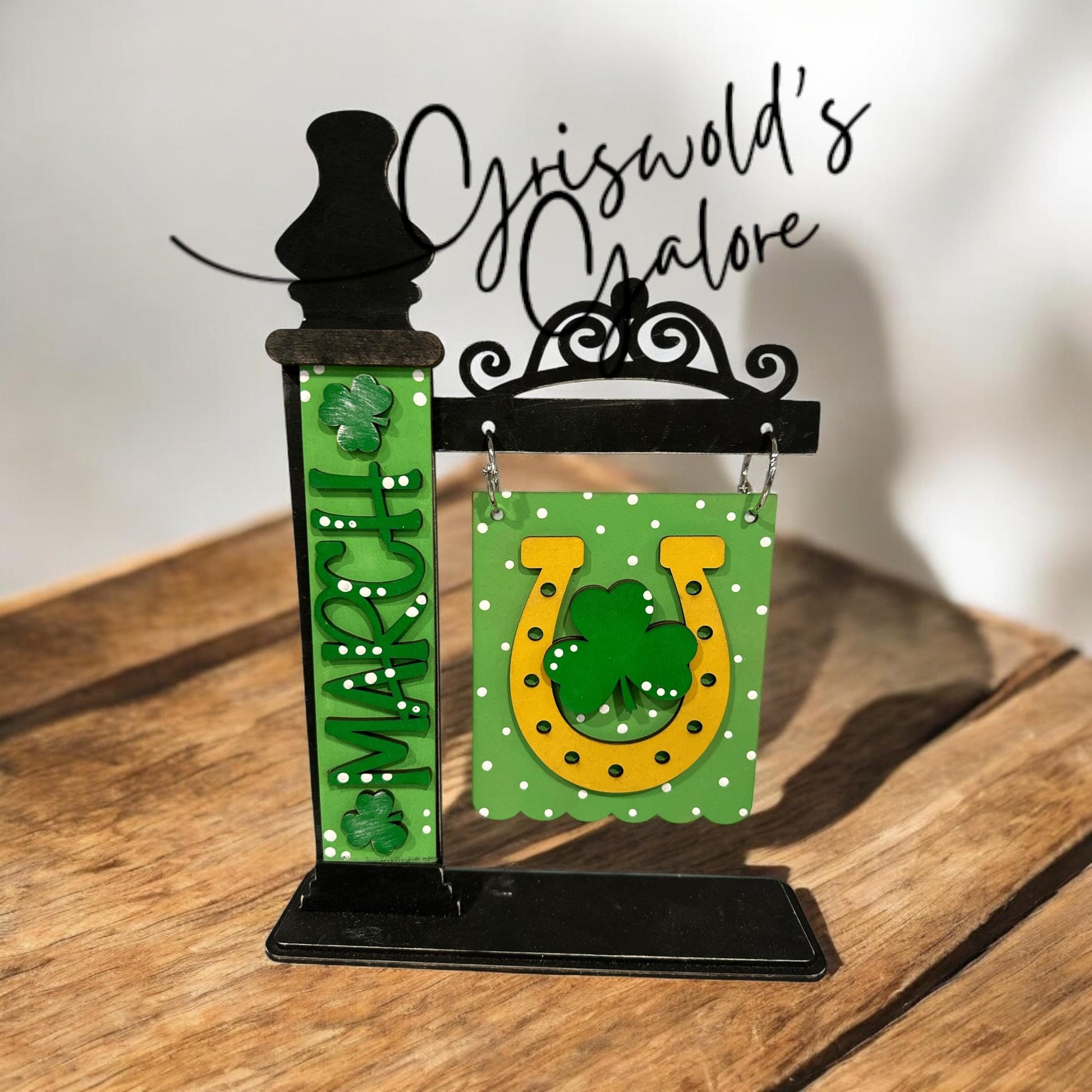 Interchangeable Seasonal Sign: 12-Month Hanging Decor