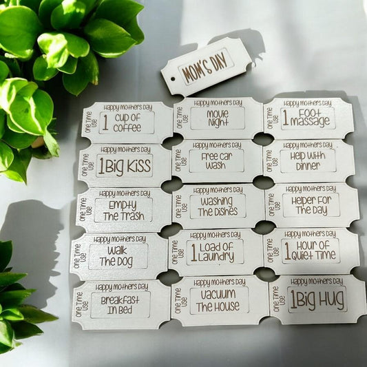 Personalized Mother's Day Token Set: Mom's Gift of Love