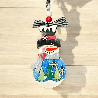 Snowman Ornament, Snowman, Star Light Star Bright Ornament, Gift Exchange Ornament, Christmas Ornament, Snowman, Whimsical Ornament, Snowman