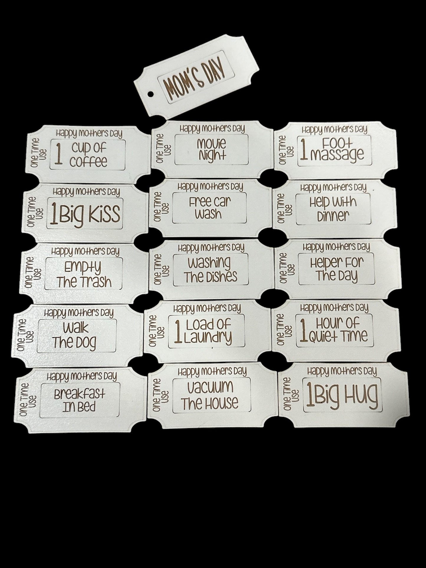 Personalized Mother's Day Token Set: Mom's Gift of Love