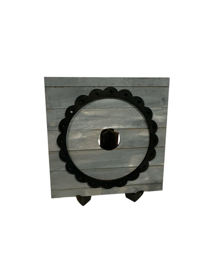 Farmhouse Shiplap Mini Sign: Interchangeable Seasonal Decor