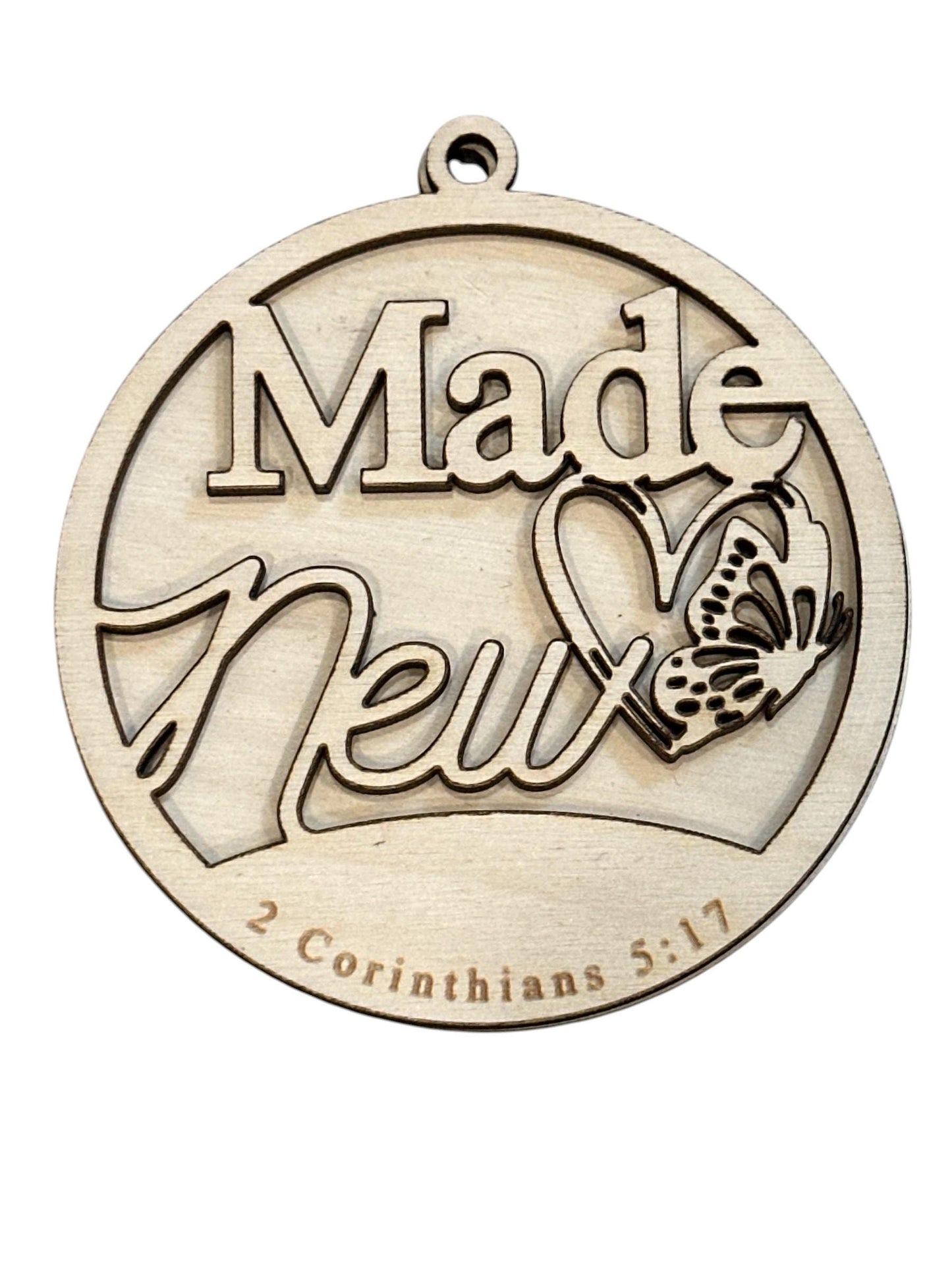 Inspirational DIY Car Charm: Make Heaven Crowded, Butterfly - Unfinished