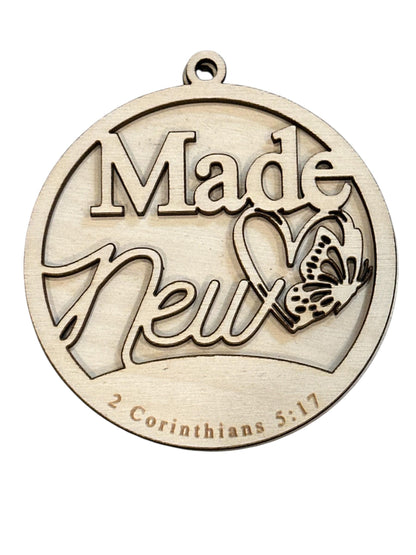 Inspirational DIY Car Charm: Make Heaven Crowded, Butterfly - Unfinished