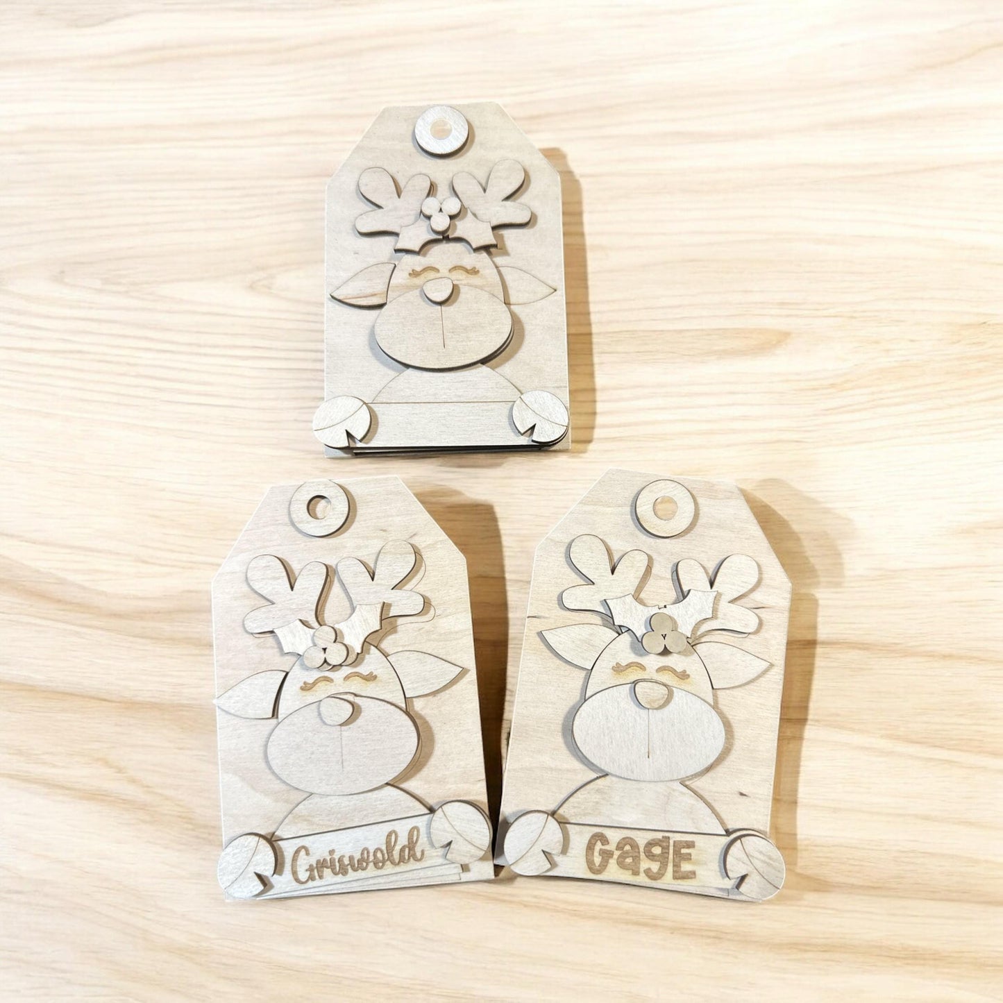 Unfinished Wood Reindeer Ornament: DIY Holiday Craft