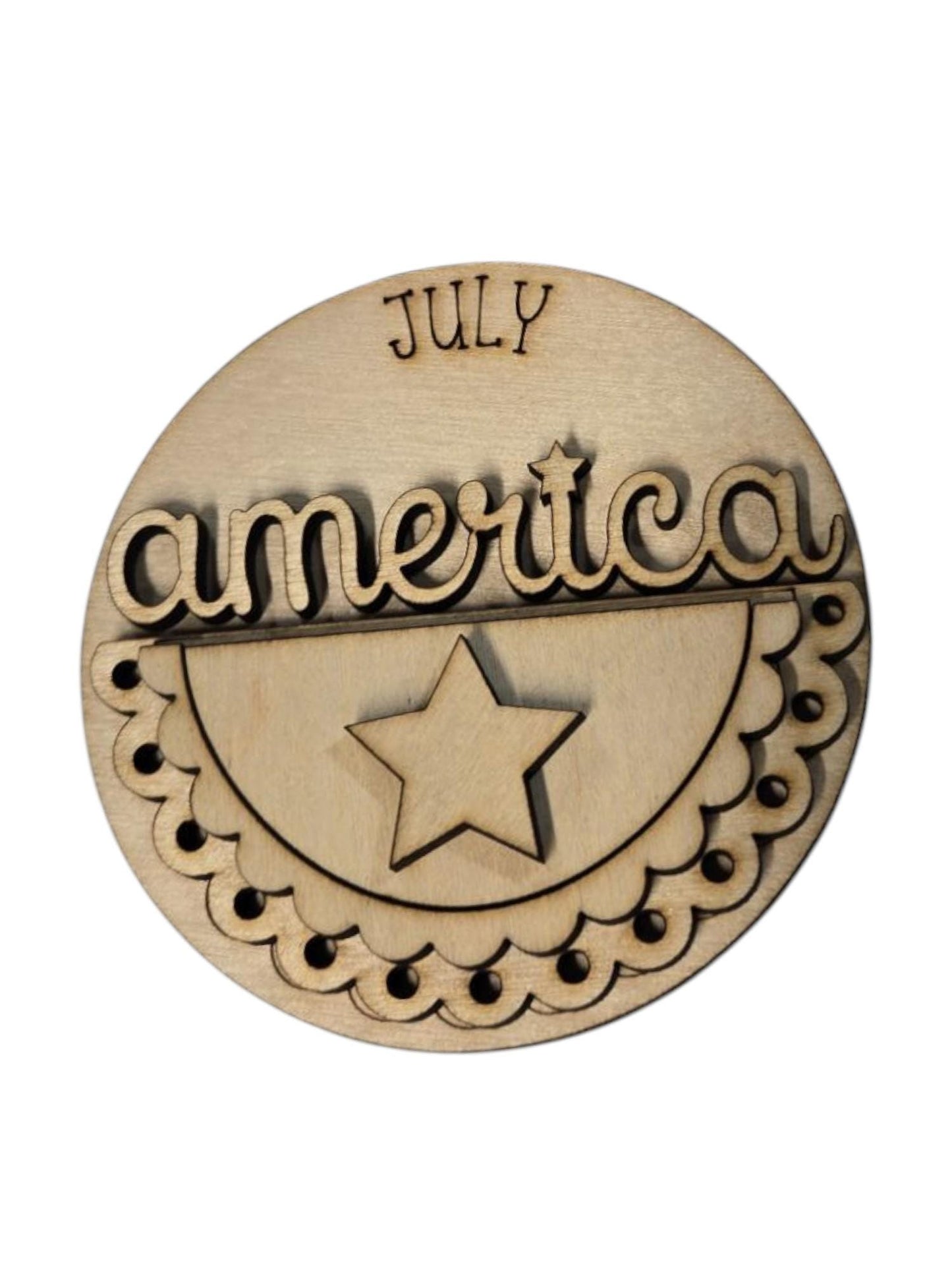 Bundle 7 of 3" Rounds, DIY Interchangeable Magnetic Rounds Bundle: Unfinished MDF, 3" or 6", DIY paint Party, Seasonal Inserts
