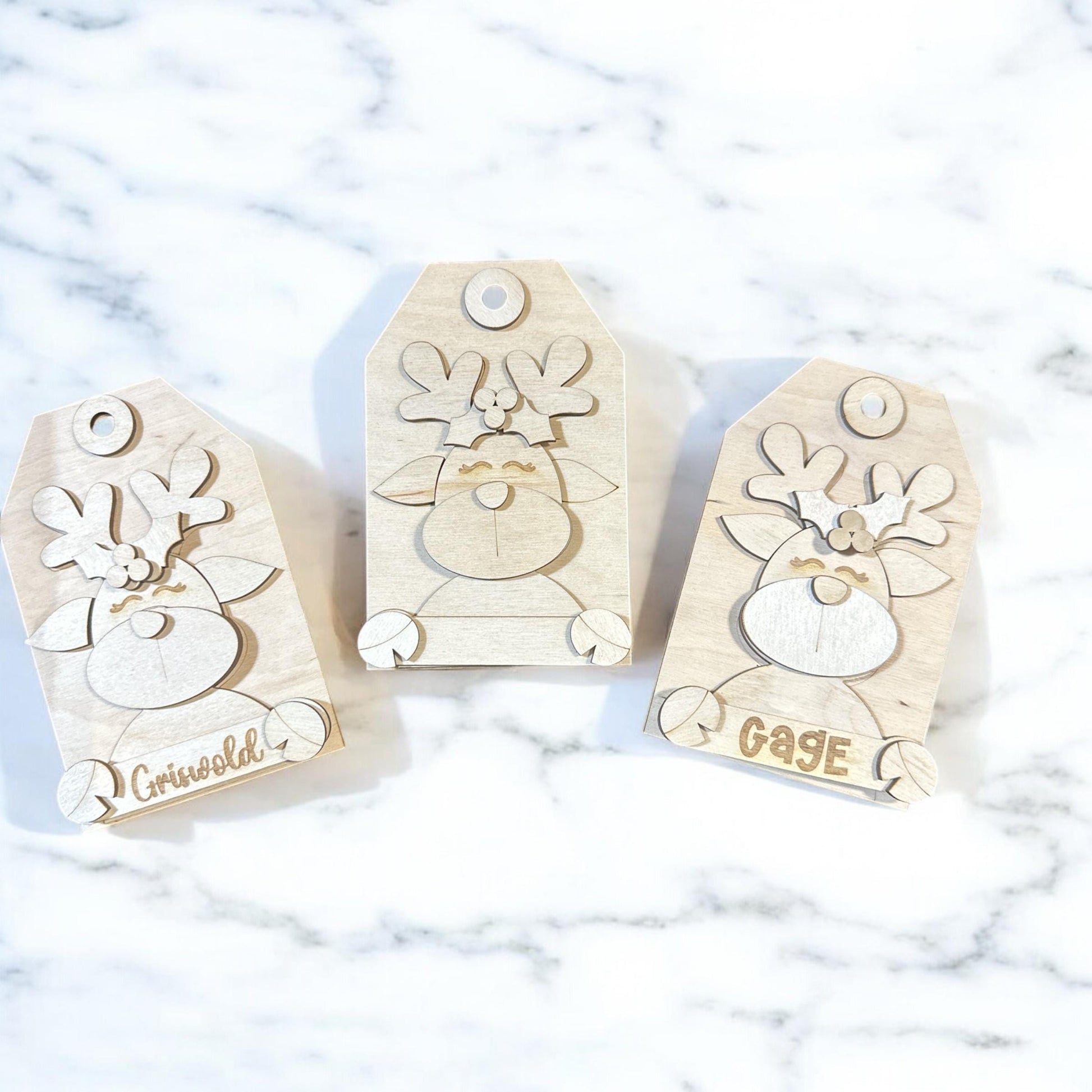 Unfinished Wood Reindeer Ornament: DIY Holiday Craft