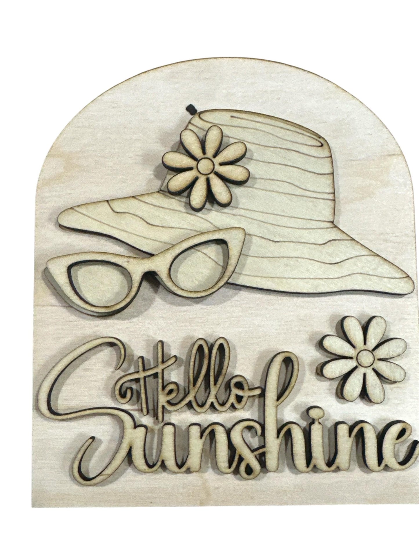 DIY Large Arch Insert: Seasonal Boho Sign Add-on (Unfinished, Inserts ONLY