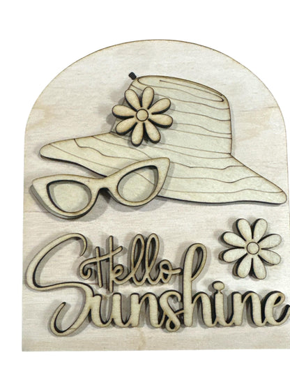 DIY Large Arch Insert: Seasonal Boho Sign Add-on (Unfinished, Inserts ONLY