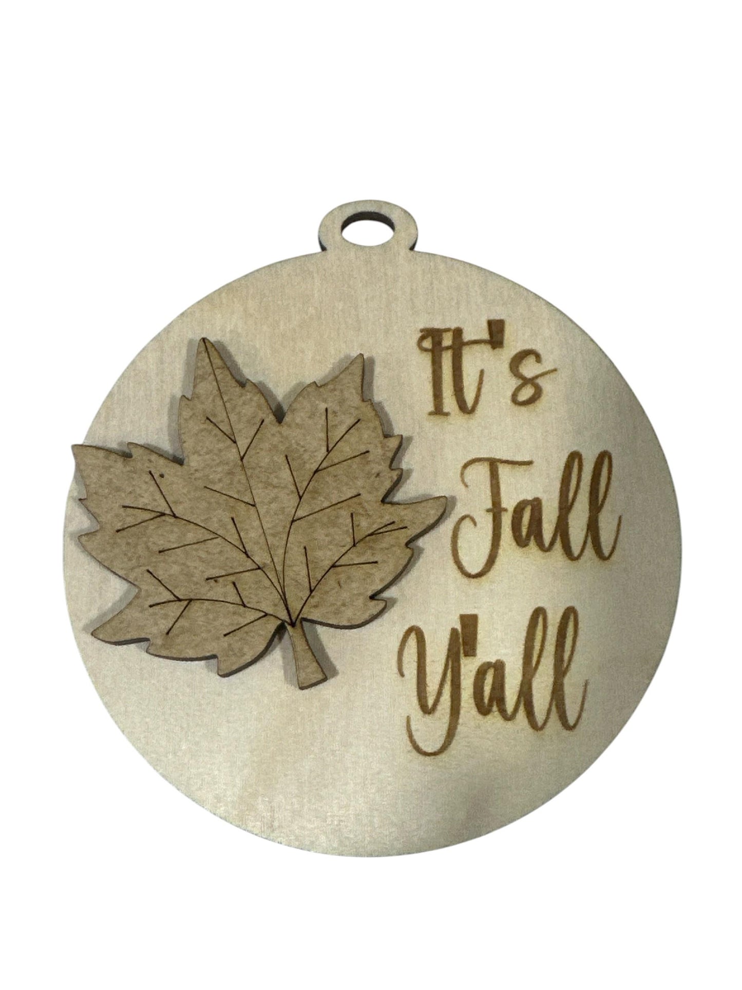 Unfinished Wood Fall Ornament: DIY Pumpkin Spice Car Charm