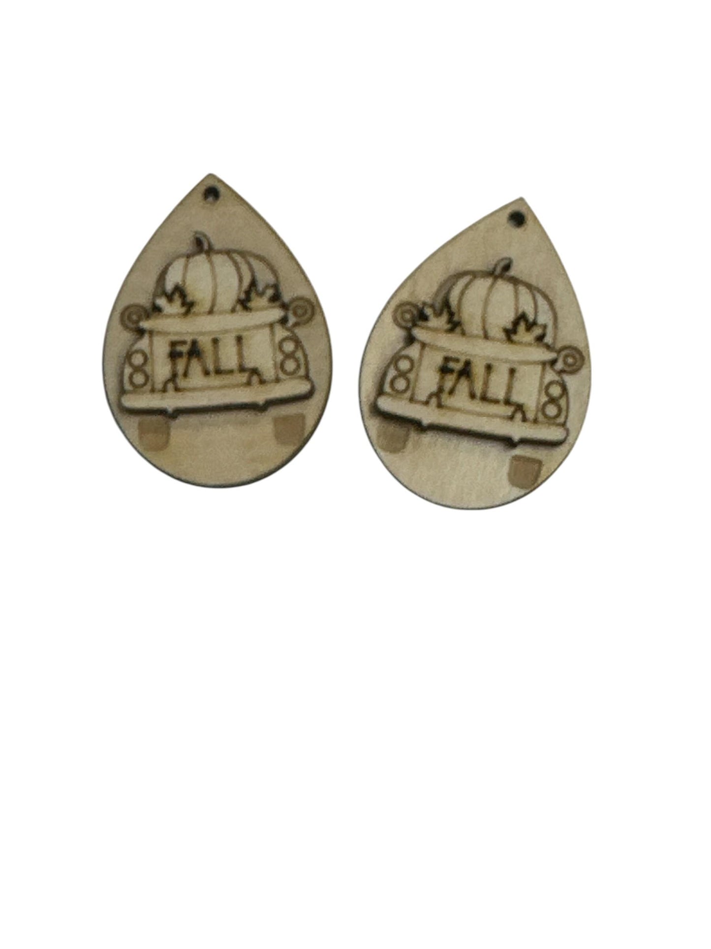 Fall Truck Wooden Earrings: DIY Craft Jewelry
