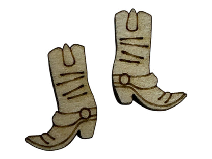 DIY Cowgirl Wooden Earrings: Unfinished Birch Blanks