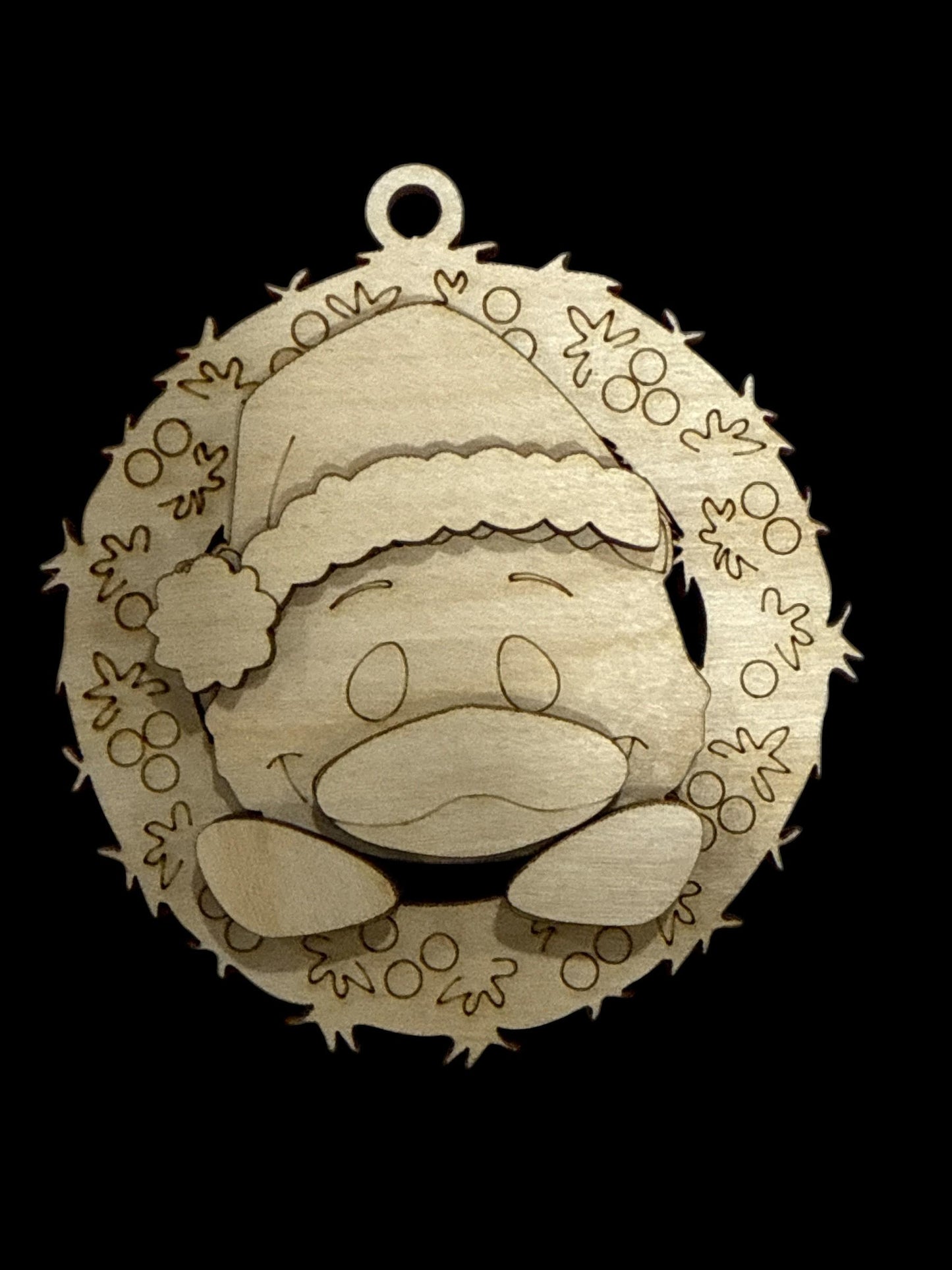 DIY Duck Ornament: Unfinished Wood, Farmhouse Christmas Craft