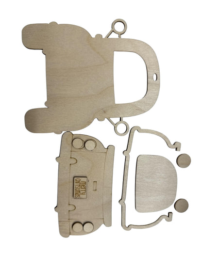 Personalized Truck Gift Card Holder: DIY Ornament