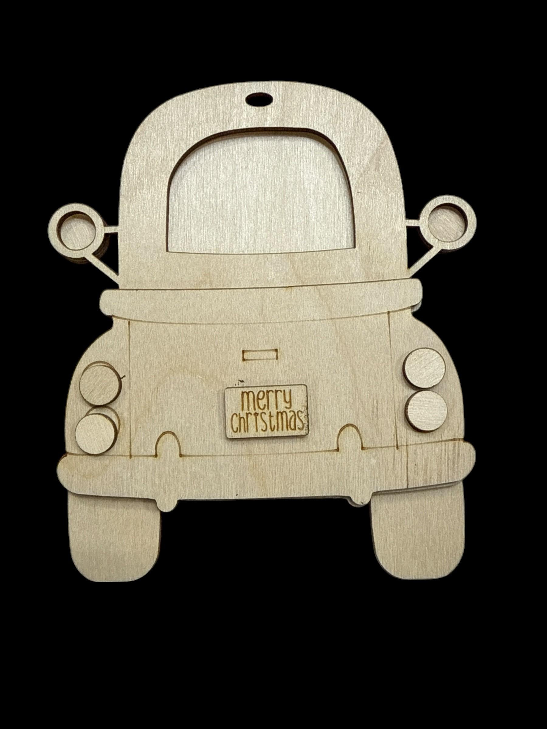 Personalized Truck Gift Card Holder: DIY Ornament