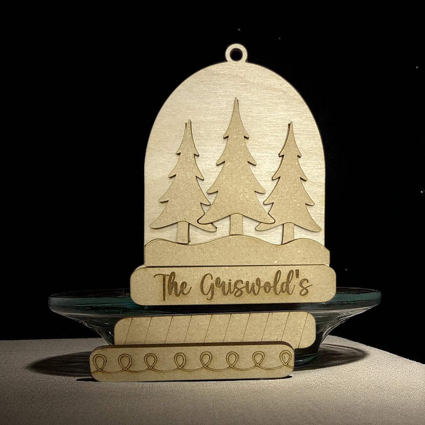 DIY Polar Bear Ornaments: Unfinished Wood Christmas Craft