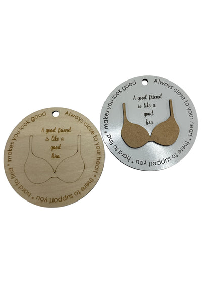DIY Funny Friend Ornament: Unfinished Wood, Humorous Gift, Funny