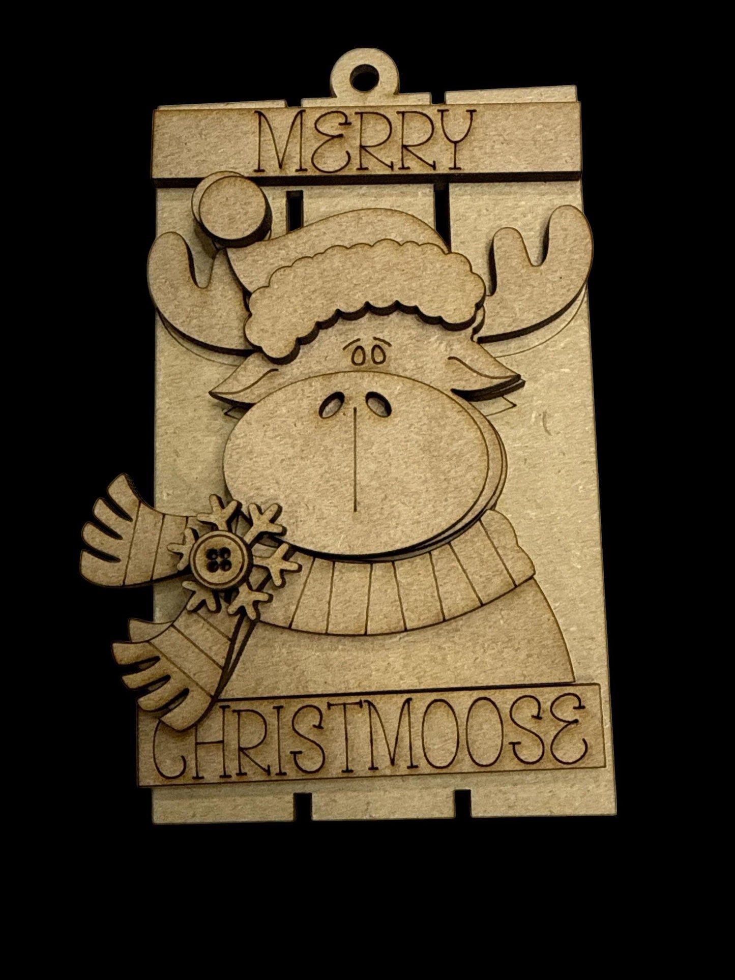 DIY Moose Ornaments Unfinished Wood, DIY Christmas Craft, Rustic Holiday Decor, Moose Ornaments, Moose Unfinished Ornament, Merry Moosemas