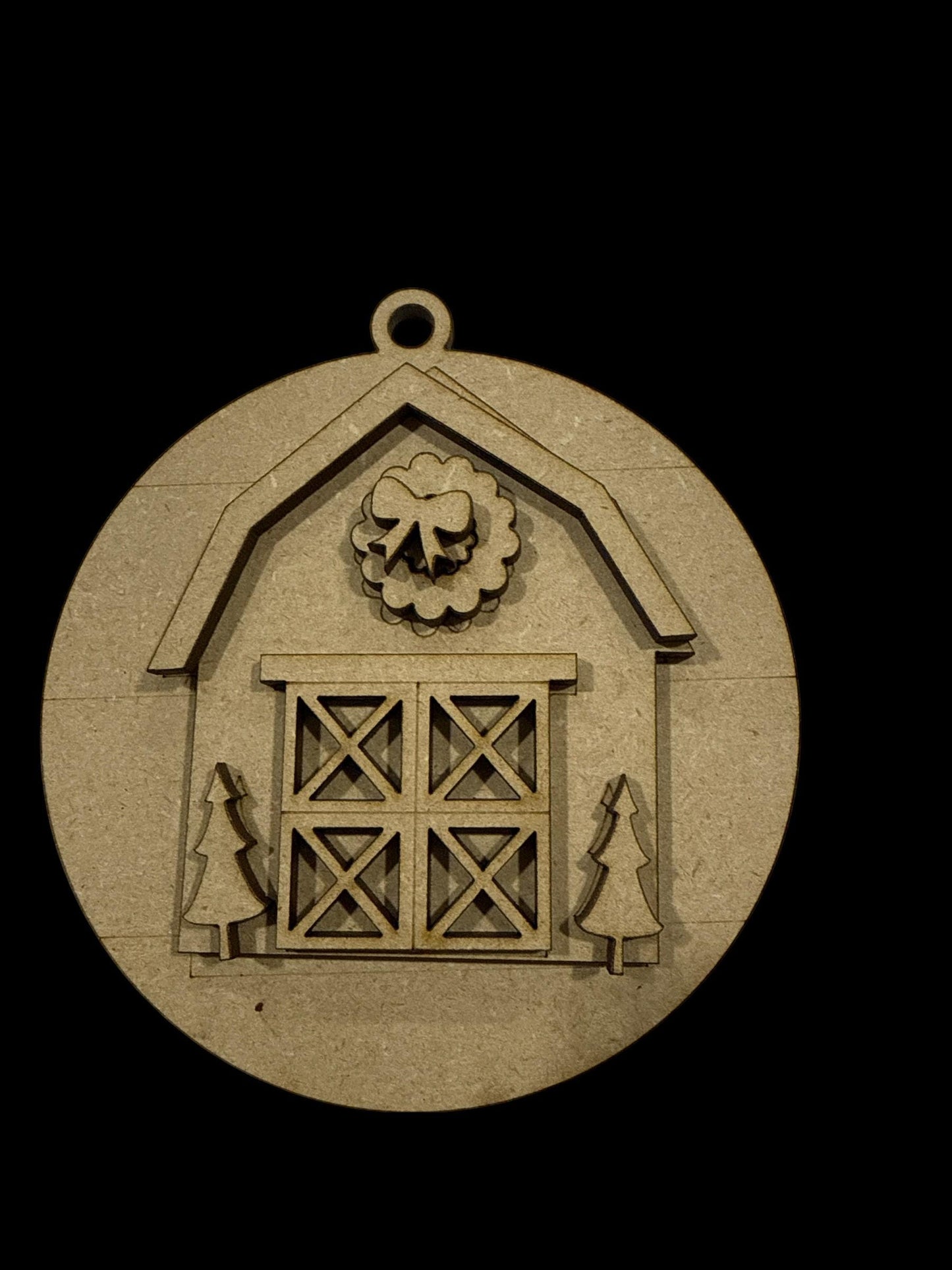 DIY Farmhouse Ornaments, Farmhouse Unfinished Ornaments, Cow, Tractor Ornament, Wooden DIY Ornaments, Farmhouse Christmas, Single or Set