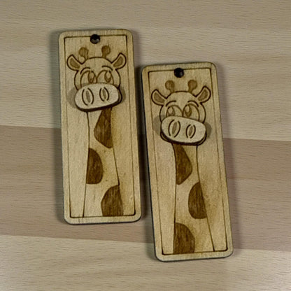 DIY Giraffe Earrings, Unfinished Earrings, Giraffe Earrings DIY, Paint your own Earrings, Fall Earrings, DIY Fun Giraffe Earring, Unfinished