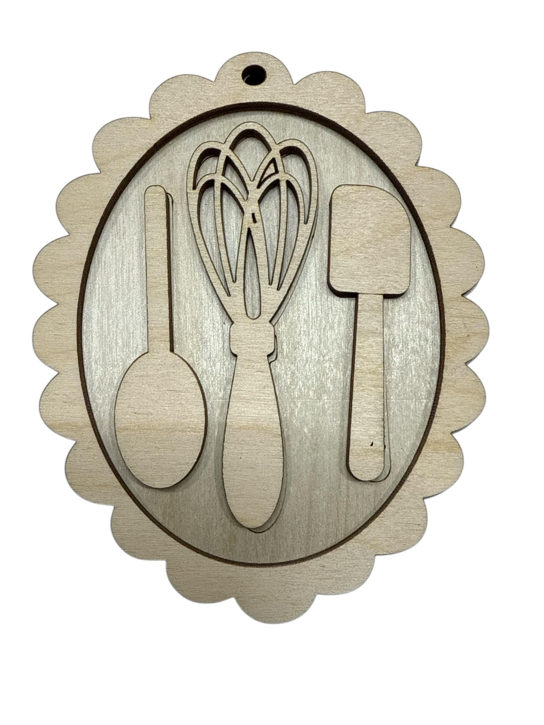 Christmas Baking Unfinished, Christmas Baking Ornaments, DIY Christmas Baking, Mixing bowls, Baking Spirits