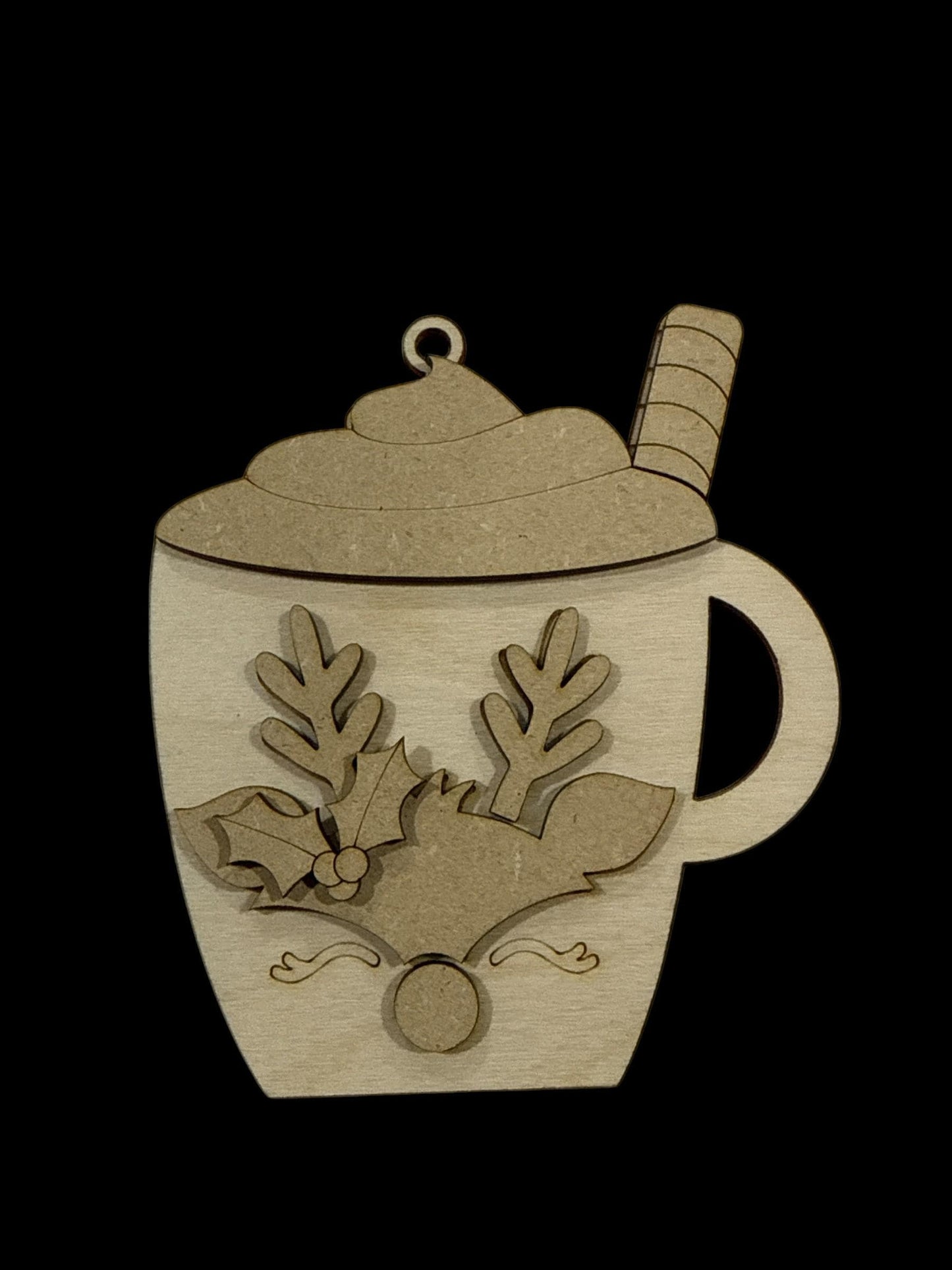 DIY North Pole Cocoa Mugs, Unfinished Santa and Friends