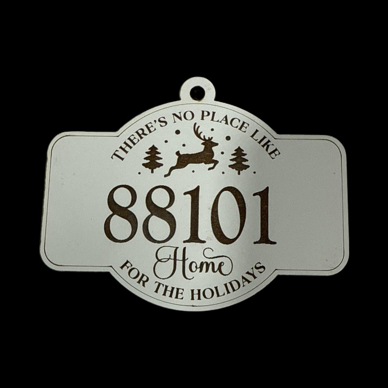 Zip Code Ornament DIY Ornaments Unfinished Wood, DIY Zip Code Christmas Craft, Zip Code ornament, Zip Code Ornament DIY, Ornament Unfinished