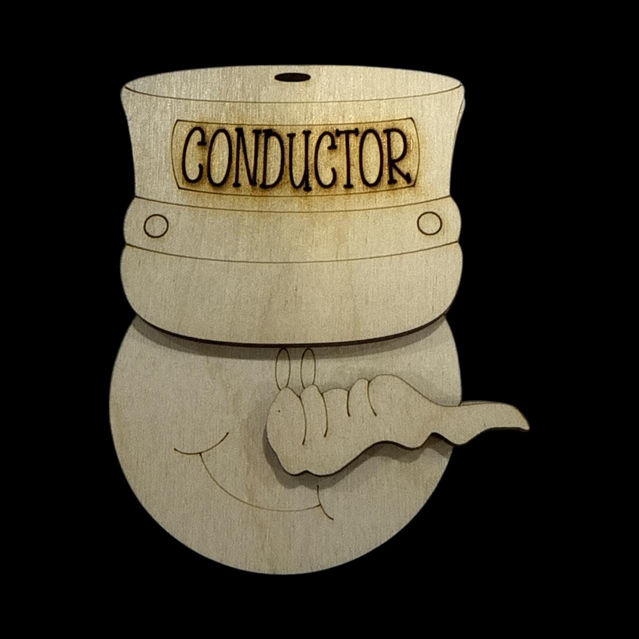 DIY Snowman Ornaments, Fishing, Fireman, Western, Conductor, Engineer, Railroad Unfinished Wood Christmas Craft, Snowman Ornaments, DIY