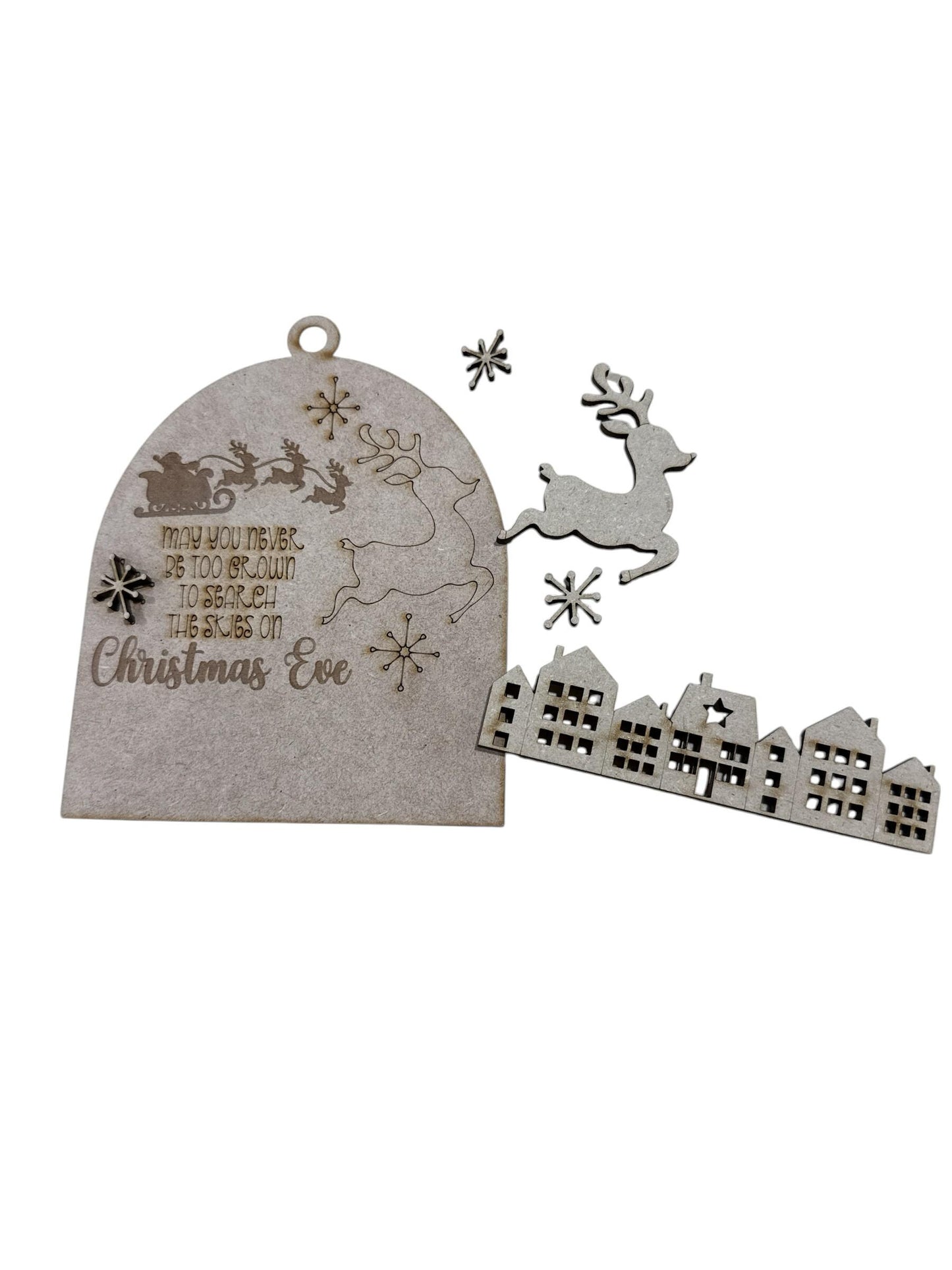 Reindeer Ornaments, Christmas Eve Unfinished Wood Christmas Craft, Snowman Ornaments, DIY paint, Reindeer Ornament