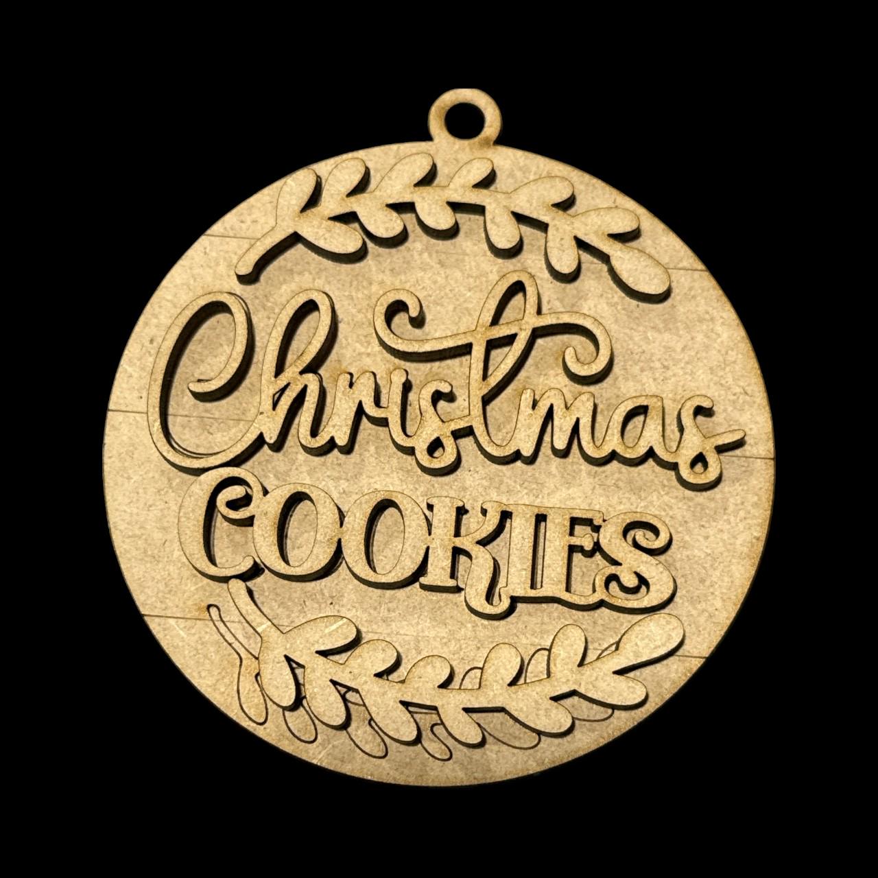 DIY Christmas Baking Spirits Ornaments, Unfinished Wood Christmas Craft, Baking Ornaments, DIY paint your own Rollin Pin, Gingerbread