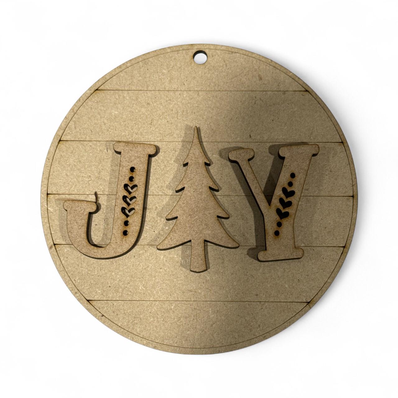 Joy Barn Door Truck DIY Ornaments, Unfinished Wood Christmas Craft, Joy Barn Ornaments, DIY paint your own Truck, Unfinished wooden