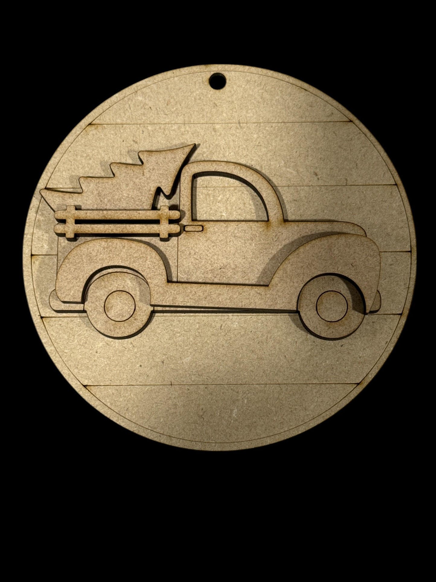 Joy Barn Door Truck DIY Ornaments, Unfinished Wood Christmas Craft, Joy Barn Ornaments, DIY paint your own Truck, Unfinished wooden