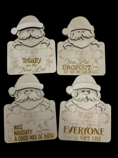 DIY Santa Gift Card Holder Christmas, DIY Christmas Gift Card Holder, Unfinished Gift Card Holder, Santa, Unfinished Santa Gift Card Holder