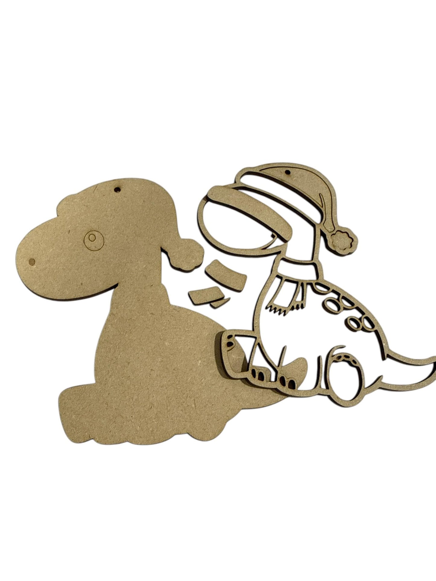 Dino Unfinished Ornaments, Dino DIY