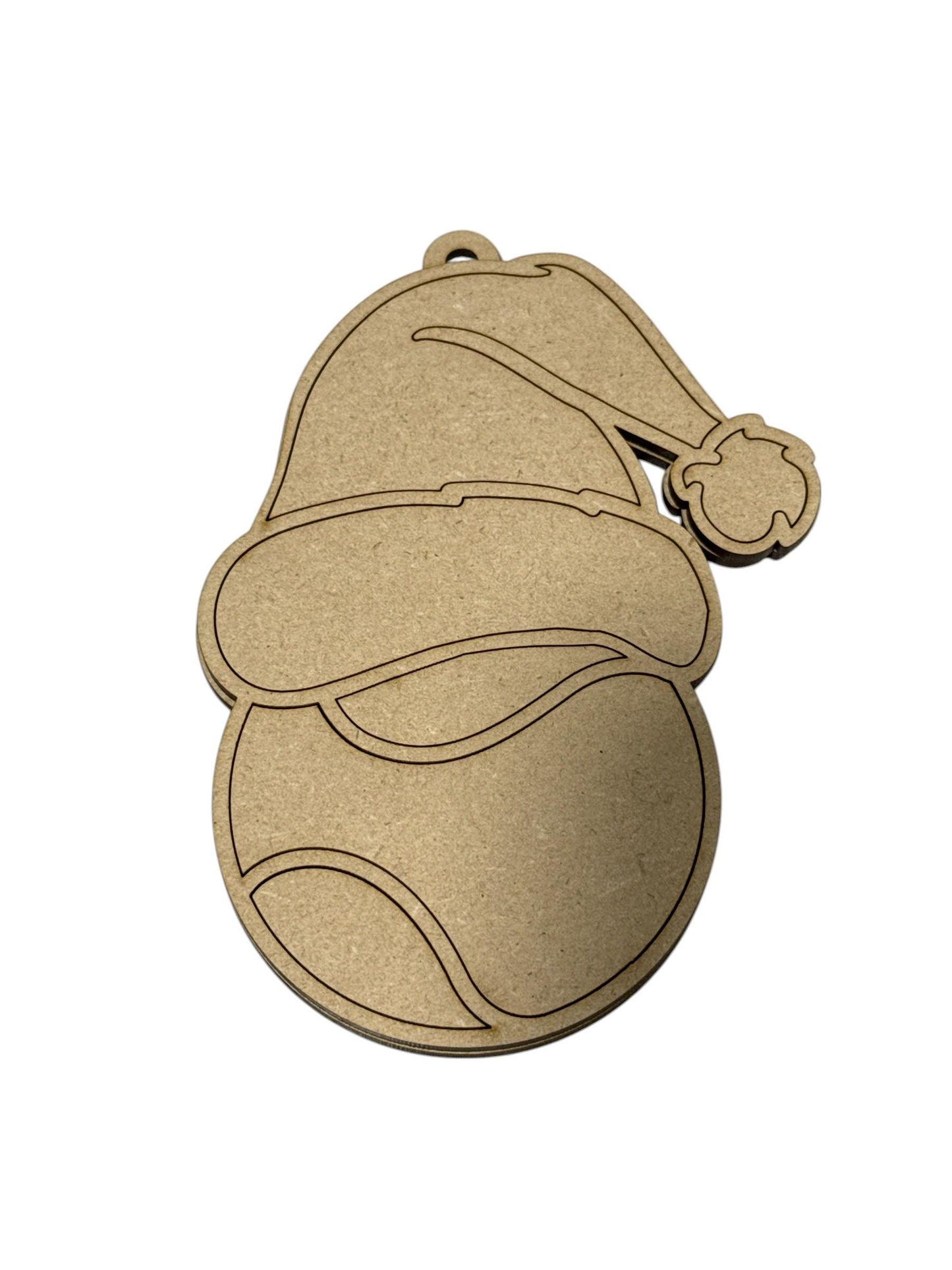 DIY Sports Ornaments: Unfinished Santa Sport