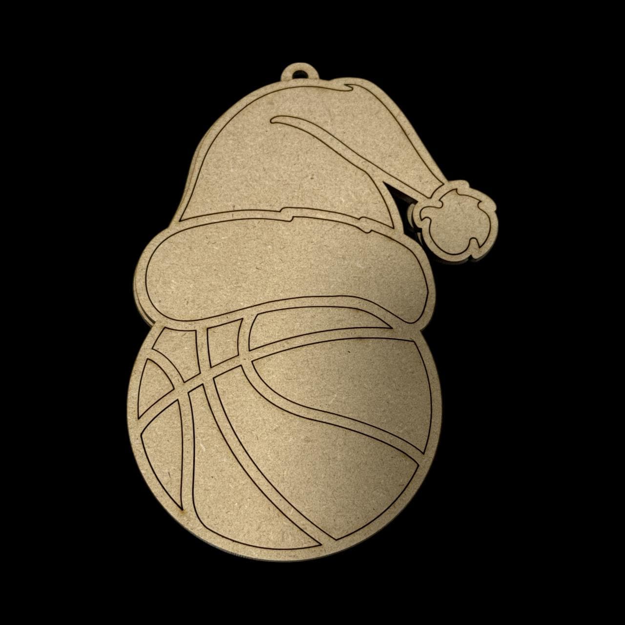 DIY Sports Ornaments: Unfinished Santa Sport