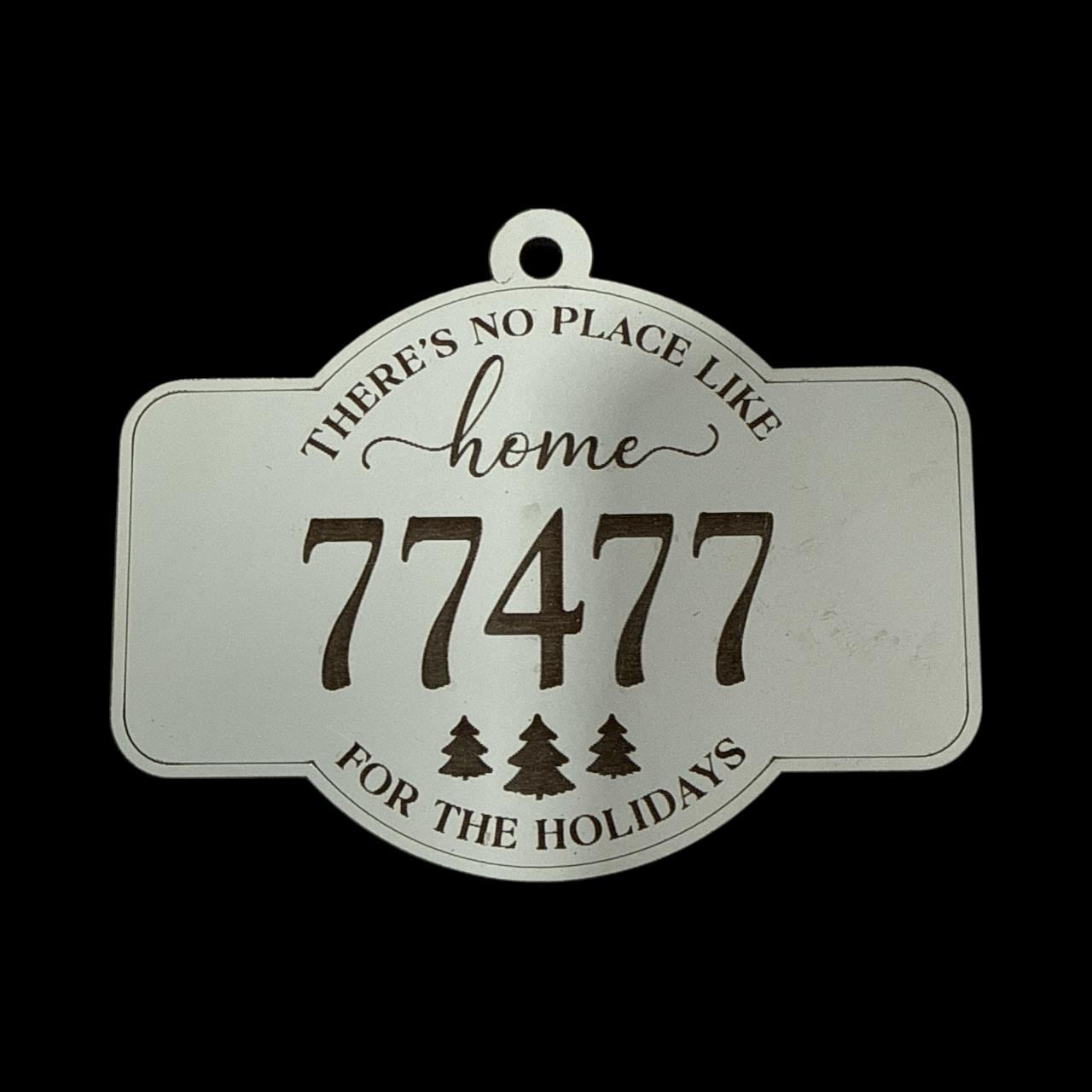 Zip Code Ornament DIY Ornaments Unfinished Wood, DIY Zip Code Christmas Craft, Zip Code ornament, Zip Code Ornament DIY, Ornament Unfinished