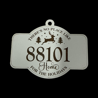 Zip Code Ornament DIY Ornaments Unfinished Wood, DIY Zip Code Christmas Craft, Zip Code ornament, Zip Code Ornament DIY, Ornament Unfinished