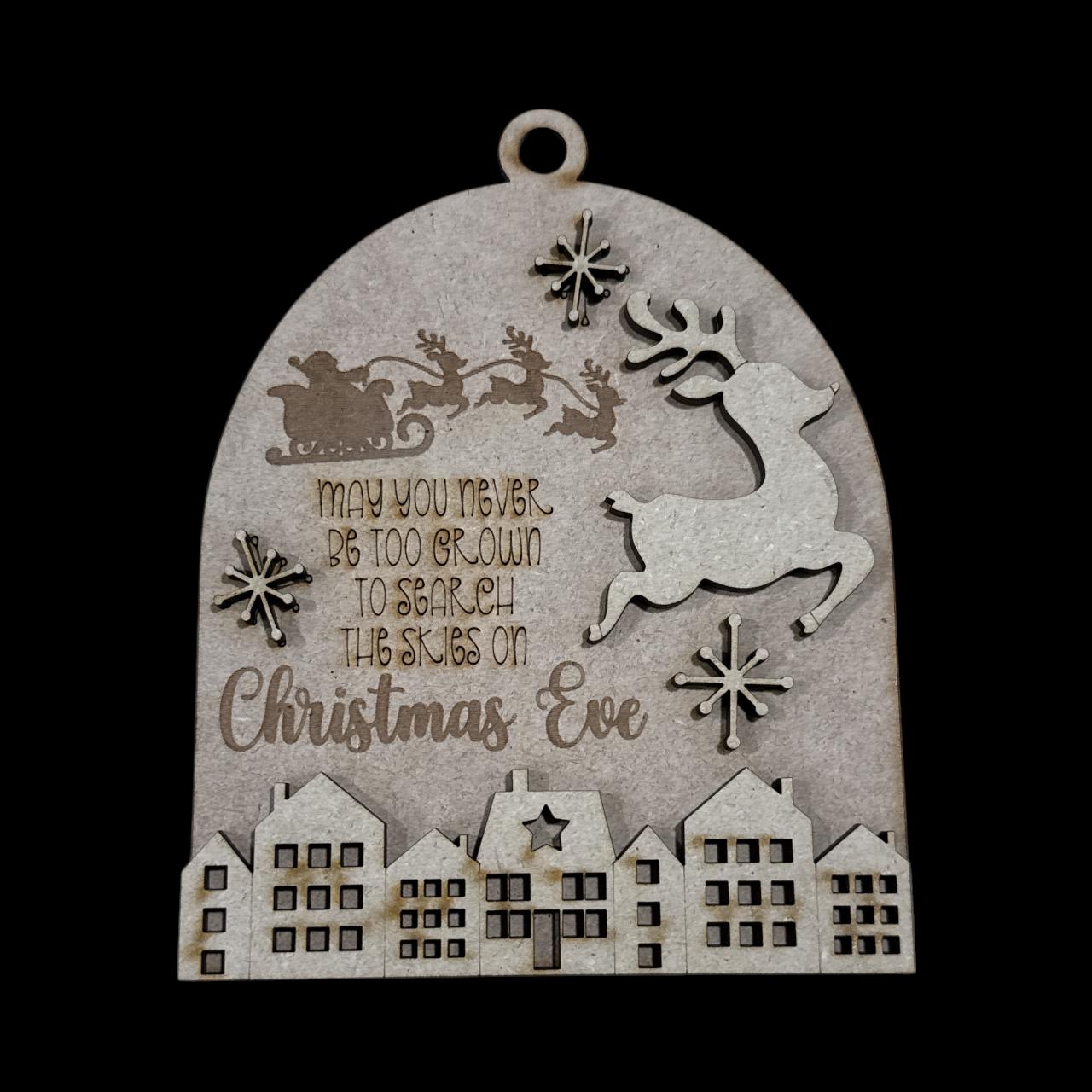 Reindeer Ornaments, Christmas Eve Unfinished Wood Christmas Craft, Snowman Ornaments, DIY paint, Reindeer Ornament