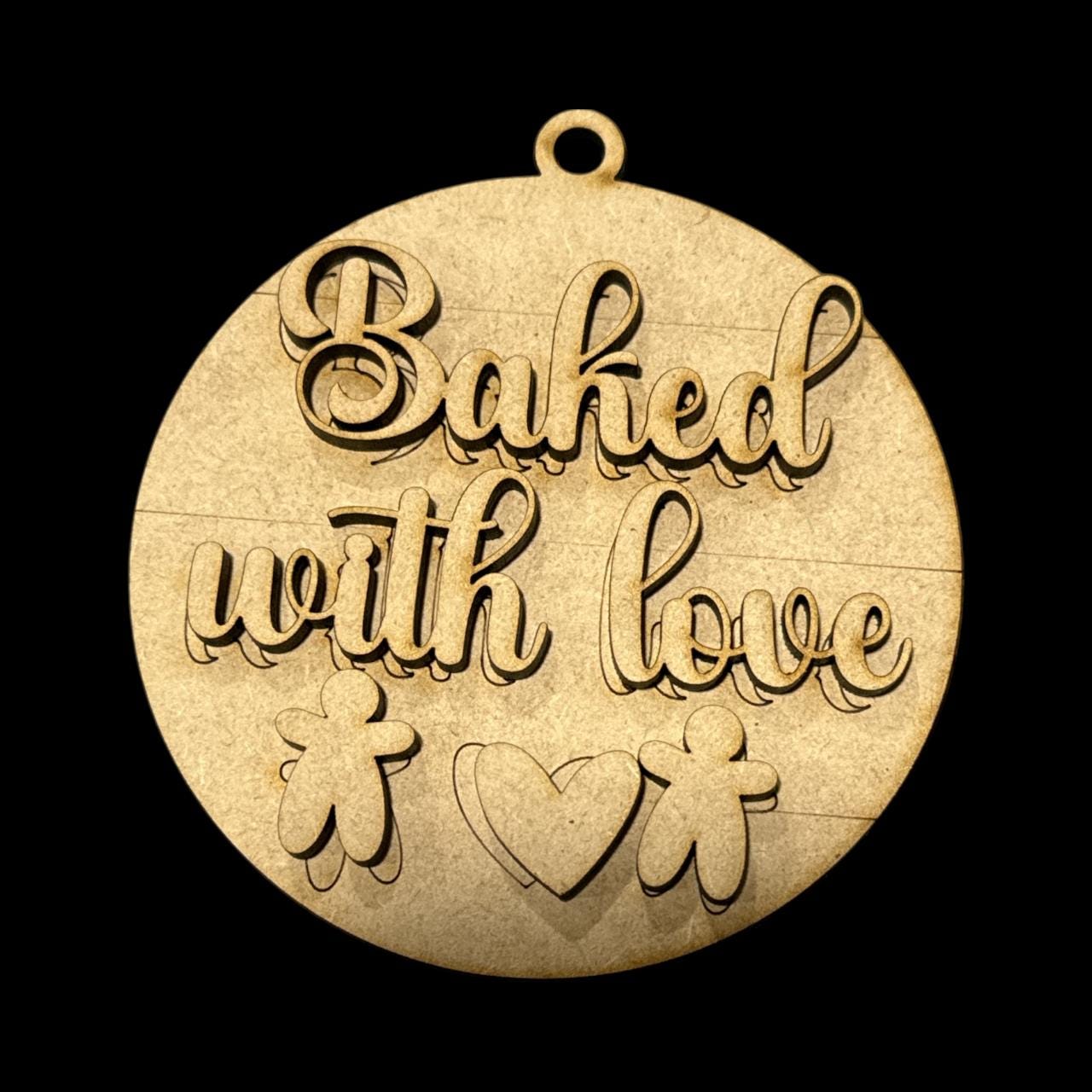 DIY Christmas Baking Spirits Ornaments, Unfinished Wood Christmas Craft, Baking Ornaments, DIY paint your own Rollin Pin, Gingerbread