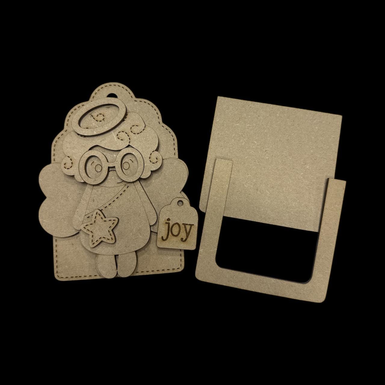 DIY Angel Ornaments, Angel with Gift Card Holder option