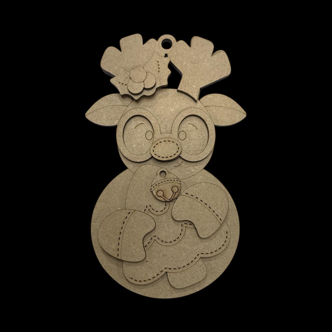 DIY Reindeer Ornaments, Holiday Gift Card Holder option