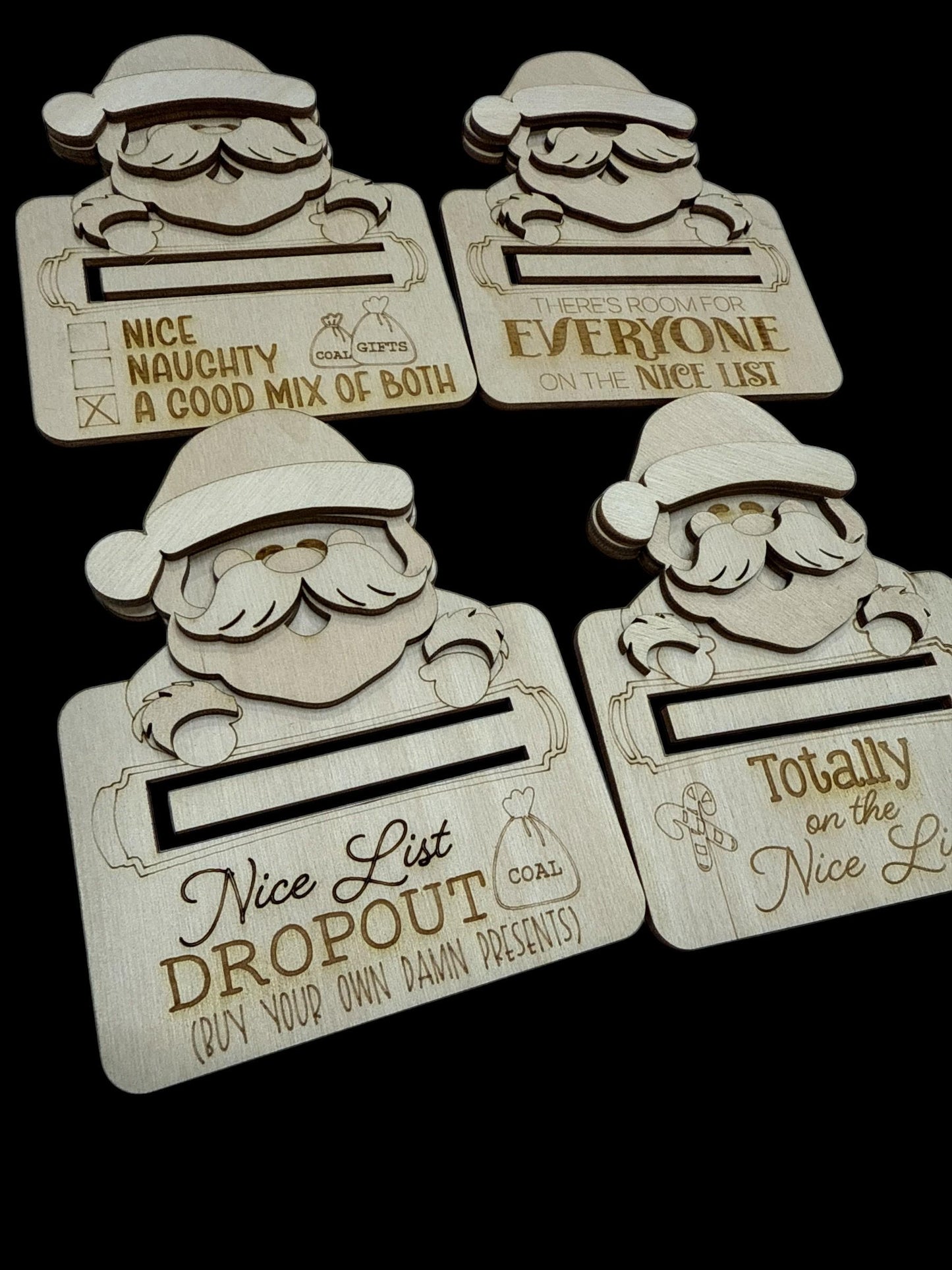 DIY Santa Money Holder Christmas Ornament, DIY Christmas Money Holder, Unfinished Money Holder, Christmas, Unfinished Santa Money Holder