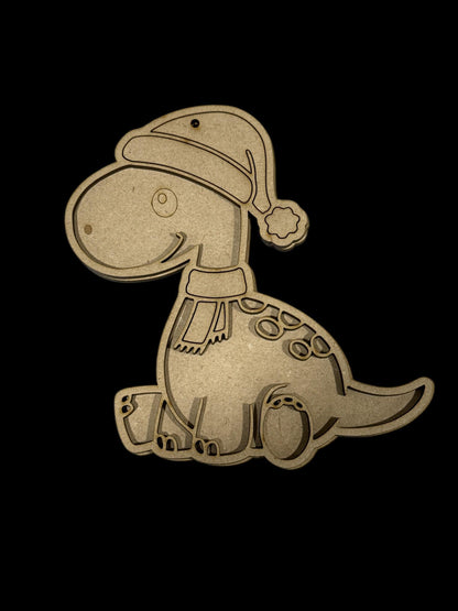 Dino Unfinished Ornaments, Dino DIY