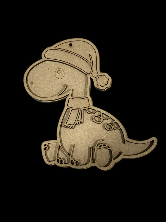 Dino Unfinished Ornaments, Dino DIY