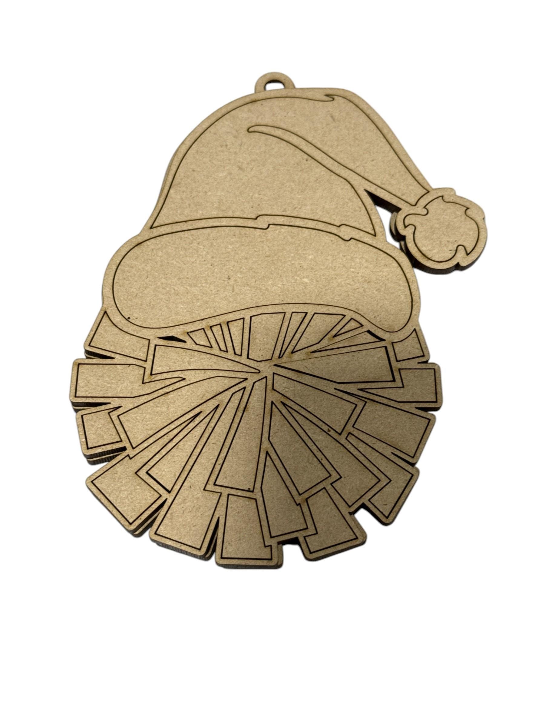DIY Sports Ornaments: Unfinished Santa Sport