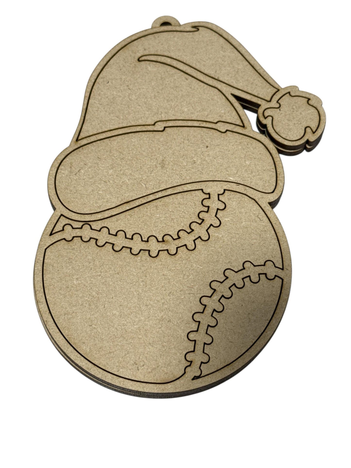 DIY Sports Ornaments: Unfinished Santa Sport
